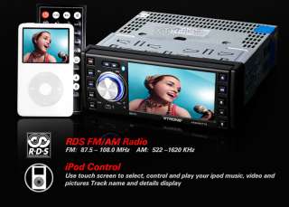 D4303   4.3” touchscreen/ bluetooth/ ipod control/ USB/ SD/ TV/ RDS 