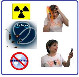Smart&Safe Radiation Free Air Tube cell phone Headphone