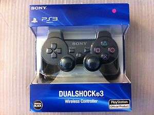   Sony BLACK Dualshock 3 Playstation 3 Wireless Controller .  