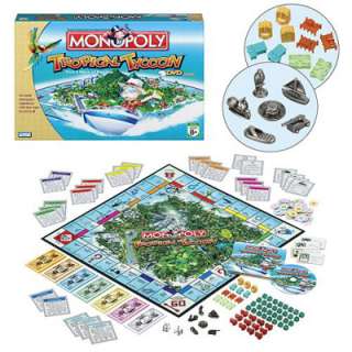 Play the classic Monopoly game with a new vibrant tropical theme 