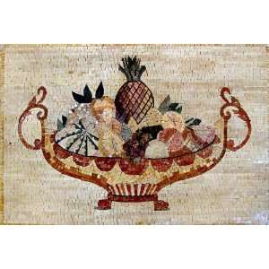  24x36 Fruit Marble Mosaic Stone Art Tile, Kitchen 