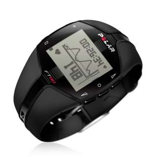 Polar FT80 Unisex Heart Rate Monitor Watch White Display for training 