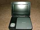 Pair Portable DVD Players Super 7 Black & Phillips 7 White AS IS 