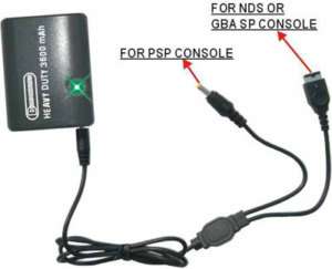 Thunder Power Portable Battery Pack for PSP NDS GBA SP  