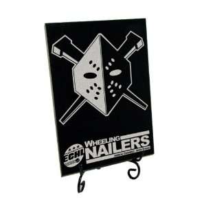 Wheeling Nailers Logo Solid Marble Plaque  Sports 