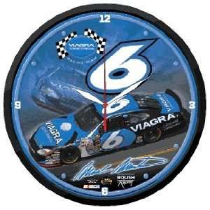  NASCAR Mark Martin Logo Wall Clock