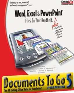   Premium PC CD PALM use Word Excel Powerpoint handheld files  