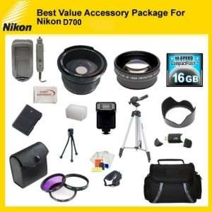  Package For Nikon D700 includes 8GB Hi Speed Error Free Memory 