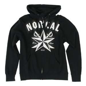 Nor Cal Zip Up Hoodie   Beware   Medium 