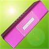 Music Angel TF U disk FM LED Speaker For iPod Pink 9116  