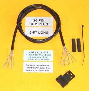 Cable Kit 113K Motorola CDM CDM1250 VHF UHF Repeater  