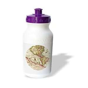    Florene Vintage   Old Map   Water Bottles