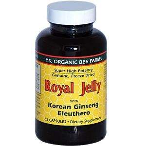 Royal Jelly 200 mg + Ginseng (Siberian 200mg, Korean 100mg)   65 
