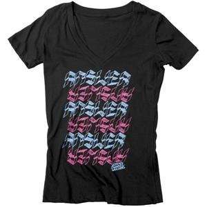  Answer Racing Womens Origami T Shirt   X Large/Black 