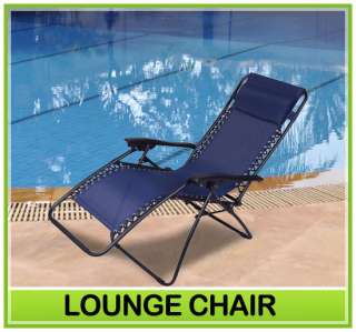 New Zero Gravity Lounge Chairs Folding Recliner Outdoor Patio Pool 