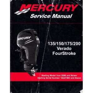   175/200 Verado FourStroke Outboard Motor (2009) Mercury Marine Books