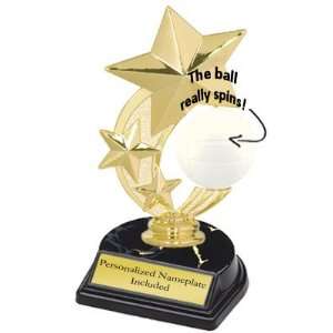  6.5 Volleyball 3 Star Spinner Trophies