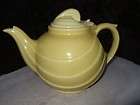 HALL TEA POT CANARY YELLOW PORCELAIN Vintage 1938 Made in USA 