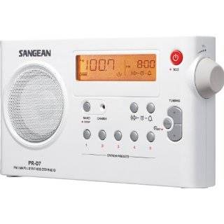 Sangean PR D7 AM/FM Digital Rechargeable Portable Radio