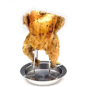 Norpro Vertical Poultry Roaster Stainless Steel NEW  