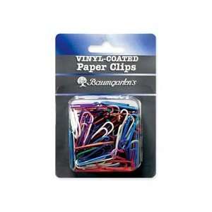  Baumgartens Products   Paper Clips, Jumbo, Vinyl, 40/PK 