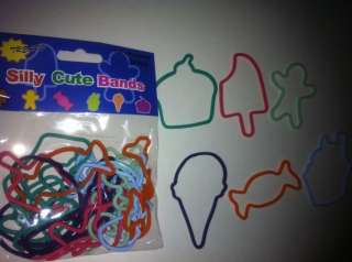 288 TREATS   Silly Shaped Rubber Bands Bandz WHOLESALE  