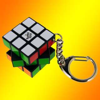 Genuine Mini Rubiks 3x3 3x3x3 Cube Keychain Magic Cube  