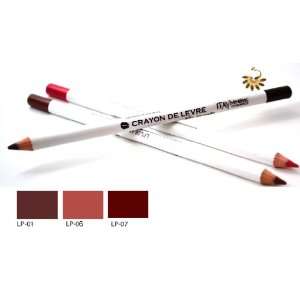   Cosmetic Set of 3 Lip Liner Pencils (1,6,7)+Cala Dual Pencil Sharpener