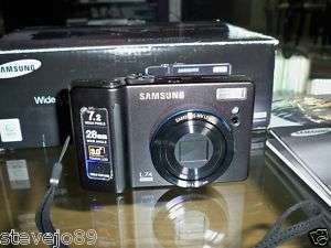 Samsung L74 Wide 7.2 MP Digital Camera   Black AS~IS 044701008057 