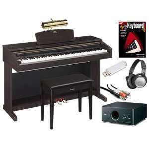   Arius YDP181 Digital Piano with Subwoofer, Bench, Lamp and Headphones