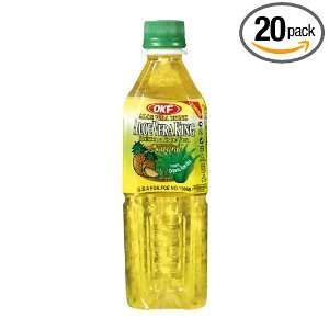 Aloe Vera King Juice, Pineapple, 16.9 Ounce Bottles (Pack of 20 
