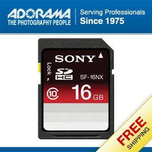 Sony SDHC 16GB Class 10 Memory Card with File Rescue Software, 22 Mbps 