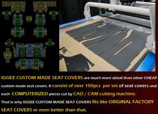 FORD EXCURSION 2000 2005 S.LEATHER CUSTOM SEAT COVER  