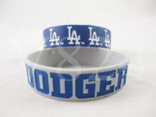 MLB LOS ANGELES DODGERS Wristbands Bulk Bandz Bracelet  