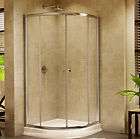 36 Neo Angle Brass Shower Door Enclosure  