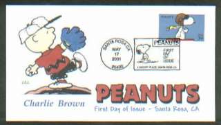 2001 PEANUTS Snoopy Cartoons Comics   CEC FDC  