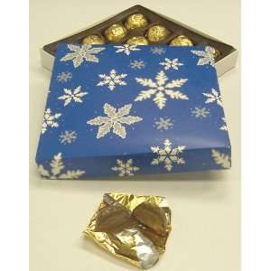 Scotts Cakes 1 Pound Milk Chocolate Covered Caramels in a Snowflake 