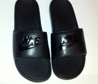 Nike Swoosh Benassi JDI Men Slide Sandal Phylon Black Comfortable 