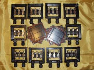10 JUNCTION BOXES SOLAR CELLS PANELS REAL PV EQUIPMENT  