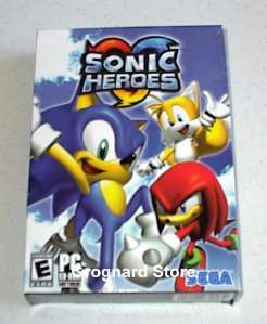 SEGA SONIC THE HEDGEHOG HEROES PC Game USA BOX EDTN NEW  