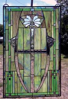 FLW Style BEVEL SWORD Stained Glass Window LCM 19  