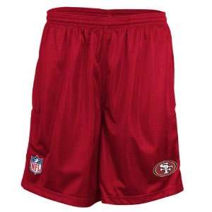   San Francisco 49ers Red Youth Coaches Mesh Shorts