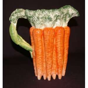  Fitz and Floyd Classics Le Marche Carrots Pitcher 