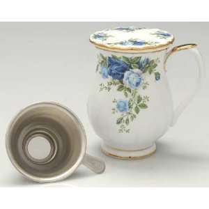  Royal Albert Moonlight Rose Mug with Lid & Infuser, Fine China 