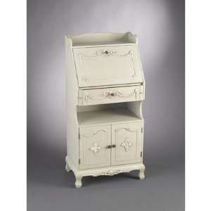    AA Importing 49223GW Secretary Desk in Grey/White