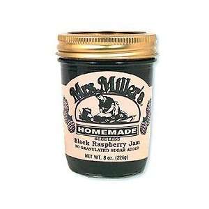 Mrs. Millers Homemade No Sugar Seedless Black Raspberry Jam  