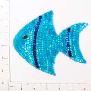 Oceanic Fish Sequin Applique Arts, Crafts & Sewing