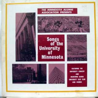 UNIVERSITY OF MINNESOTA songs of the LP VG+ KB 4438 Vinyl 1964 Record 