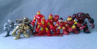 Marvel Comic Super Hero Squad Lot Iron Man Loose Figure Set B  