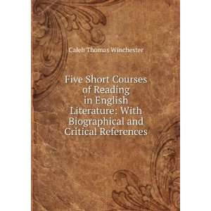  Five Short Courses of Reading in English Literature With 